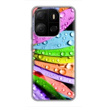 Чехлы (ART) Цветы на Tecno Pop 7 (VPrint) (Семицветик)