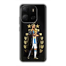 Чехлы для Tecno Pop 7 (Leo чемпион) (AlphaPrint) (Месси Король)