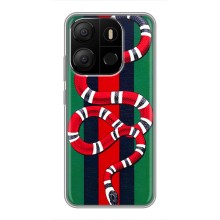 Чехлы ГУЧЧИ для Техно Поп 7 (AlphaPrint) (Gucci змия)