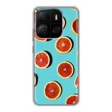 Чехлы с Фруктами для Tecno Pop 7 (VPrint) (Грейпфрут)