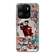 Чехлы с героями Марвел Tecno Pop 7 (VPrint)