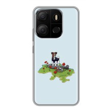 Чехлы с картинкой собаки Патрон для Tecno Pop 7 (AlphaPrint) (Сапер Пес)