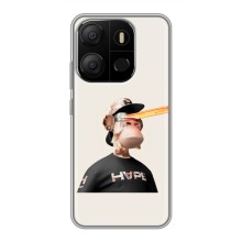 Чехлы с Обезьянами NFT для Tecno Pop 7 (AlphaPrint) (обезьяна NFT в очках)