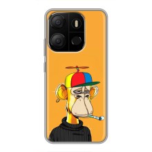 Чехлы с Обезьянами NFT для Tecno Pop 7 (AlphaPrint) (Скучающая Обезьяна NFT)