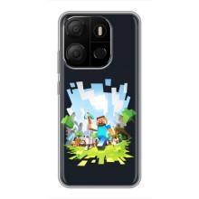 Аксесуар Чохол Майнкрафт на Tecno Pop 7 (AlphaPrint) Minecraft