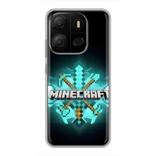 Чохол майнкрафт для Tecno Pop 7 (MineCraft 2)