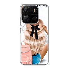 Чехол с печатью для Tecno Pop 7 - (Мода) (AlphaPrint) (Путешествие)
