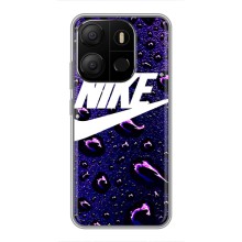 Чохол для Tecno Pop 7 - з принтом Найк (AlphaPrint) (Найк принт)
