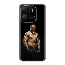 Чехол с картинкой Александр Усик для Tecno Pop 7 – Усик на черном