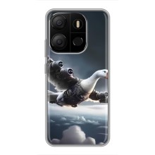Чохол з мемом Тралалело тралала на Tecno Pop 7 (Бомбардіні гусіні)