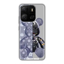 Силиконовый чехол для Tecno Pop 7 – Медведь Louis Vuitton