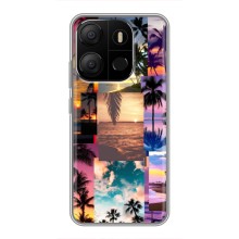 Силіконовий чохол з КАРТИНКАМИ літо для Tecno Pop 7 (AlphaPrint) (Літня відпустка)