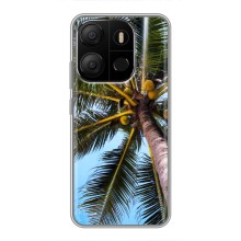 Силіконовий чохол з КАРТИНКАМИ літо для Tecno Pop 7 (AlphaPrint) (Пальма)