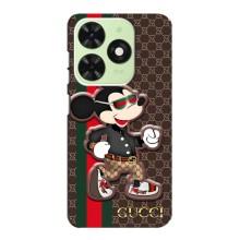 Чехлы Бренд GUCCI для Tecno Pop 8 – Маус Гуччи