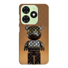 Чехлы для Tecno Pop 8 - Bearbrick Louis Vuitton (PREMIUMPrint)