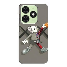 Чехлы для Tecno Pop 8 - Bearbrick Louis Vuitton (PREMIUMPrint) (Беарбрик Джордан)