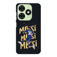 Чохли для Tecno Pop 8 (Leo чемпіон) (AlphaPrint) (Messi ПСЖ)