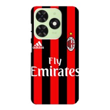 Чехлы для Tecno Pop 8 (VPrint) - Футбольные клубы (Milan)