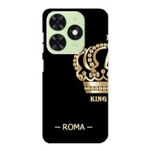 Чехлы для Tecno Pop 8 (VPrint) - Футбольные клубы (Roma)