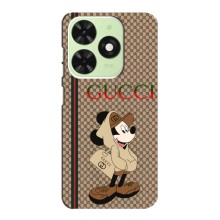 Чехлы ГУЧЧИ для Техно ПОП 8 (AlphaPrint) (Mickey GUCCI)