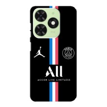 Чехлы PSG для Tecno Pop 8 (AlphaPrint) (футболка ПСЖ)