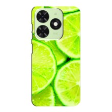 Чехлы с Фруктами для Tecno Pop 8 (VPrint) (Лайм)