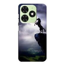 Чехлы с изображением разных животных для Tecno Pop 8 (Лошадь)