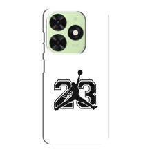 Чехлы для Tecno Pop 8 - с картинкой JORDAN (AlphaPrint) (Jordan 23)
