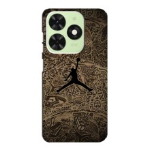 Чехлы для Tecno Pop 8 - с картинкой JORDAN (AlphaPrint) (Logo Jordan)