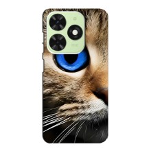 Чехлы с Котиками для Tecno Pop 8 (VPrint) (Глаз кота)