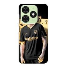 Силиконовый Чехол Tecno Pop 8 – Gold Neymar