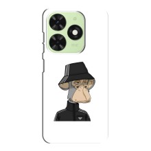 Чехлы с Обезьянами NFT для Tecno Pop 8 (AlphaPrint) (обезьяна NFT Adidas)