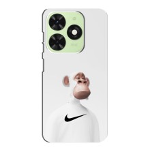 Чехлы с Обезьянами NFT для Tecno Pop 8 (AlphaPrint) (обезьяна NFT Nike)