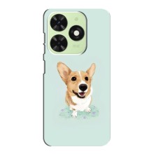 Чохли з собаками для Tecno Pop 8 (VPrint) (Коргі)