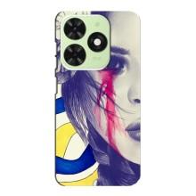Чохол на Tecno Pop 8 (Український дизайн) (Сльози України)