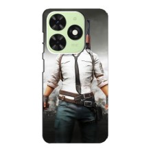 Чеjхол PUBG для ТЕКНО Поп 8 (AlphaPrint) (Пабг мен)