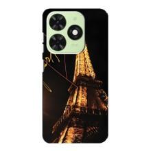 Чехол с Эйфелевой башней на Tecno Pop 8 – Paris