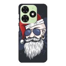 Чехол Санта Клаус для Tecno Pop 8 – Рождественский МЕН