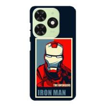 Чохол Супергерой Залізна Людина на Tecno Pop 8 – Art Iron man