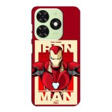 Чохол Супергерой Залізна Людина на Tecno Pop 8 – Iron man