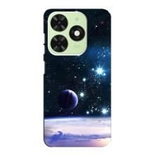 Чехол (ТПУ) с планетами на Tecno Pop 8 – Космический вид
