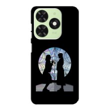 Чехлы Венсдей на Tecno Pop 8 Уэнсдей (AlphaPrint) (комната Уэнздей)