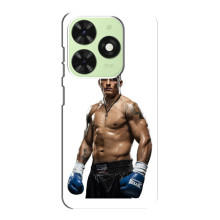 Чехол с картинкой Александр Усик для Tecno Pop 8 – Усик на белом