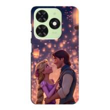 Чохол Рапунцель для Tecno Pop 8 (Принцеса і принц)