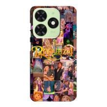 Чохол Рапунцель для Tecno Pop 8 (Рапунцель колаж)
