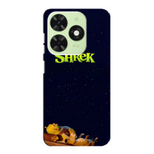 Чехол с мультфильмом Шрек на Tecno Pop 8 – Шрек лого