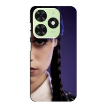 Чехол с дизайном Венздей 2 на Tecno Pop 8 – Глаза Уэнсдей