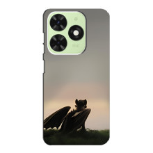 Чехол как приручить дракона на Tecno Pop 8 – Беззубик