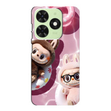 Чехол с Лабубу на Tecno Pop 8 – Игрушка Лабубу