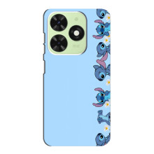 Чохол з принтом Стіч на Tecno Pop 8 (Стіч фон)